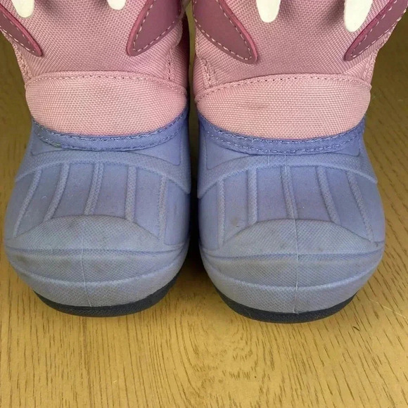 Cat & Jack Toddler Toddler Girl’s Size 6 Snow Boots Walrus Pull On Winter Boots - Picture 4 of 9